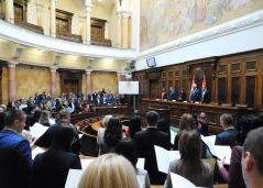 22 November 2018 Judges and deputy public prosecutors take the oath of office at the National Assembly